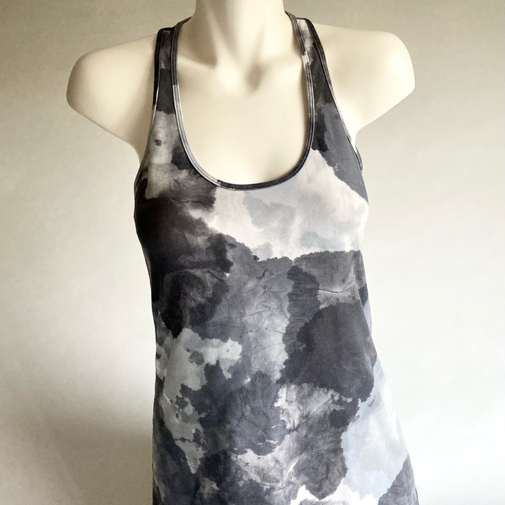 Lululemon Grey White Tank Top size 6